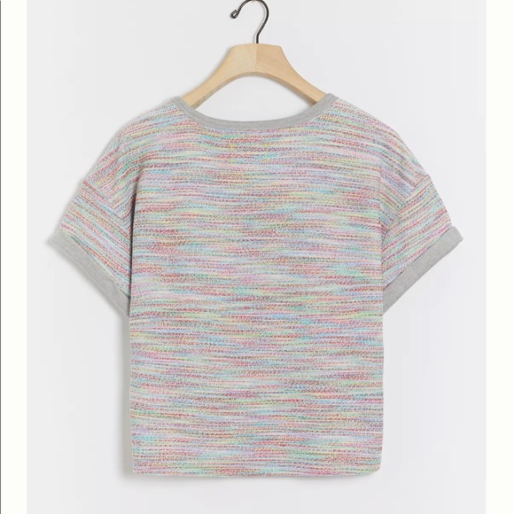 Anthropologie Saturday/Sunday Aphra Space-Dyed Knit Top - Picture 2 of 4